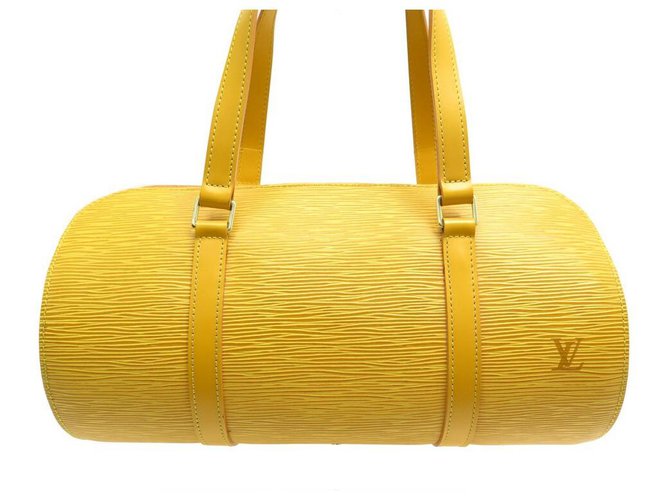 Louis Vuitton Tassil Yellow Epi Leather Soufflot Bag w/ Accessories  Pochette - Yoogi's Closet