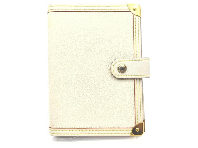 Louis Vuitton Suhali White Leather Wallet (Pre-Owned)