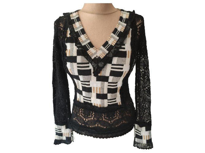 Chanel Knitwear Black Wool  ref.330950