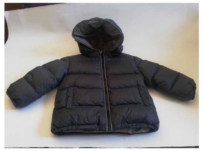 Roberto Cavalli Boy Coats Outerwear Dark grey Polyamide  ref.330968
