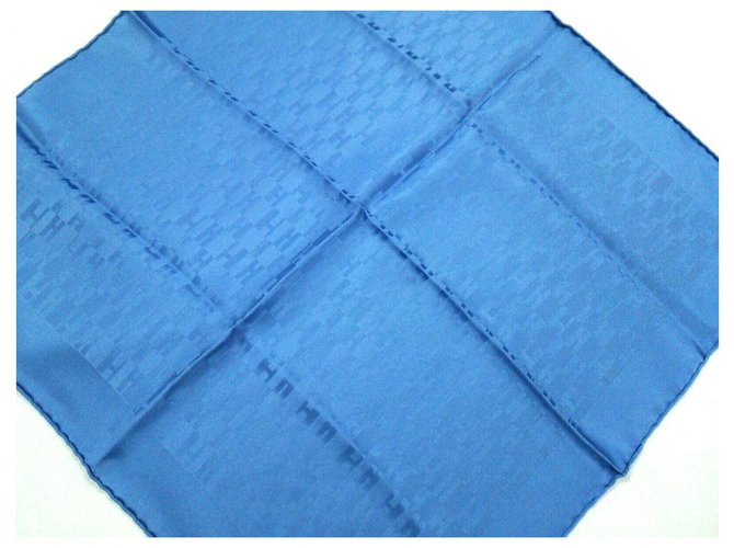 Hermès scarf Blue Silk  ref.331692