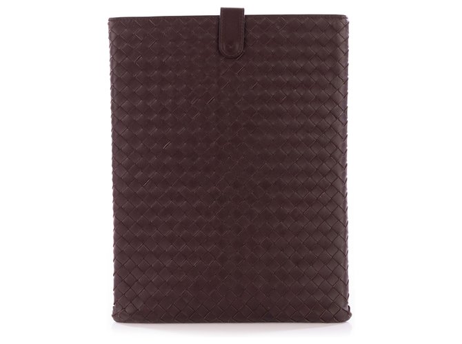 Bottega Veneta Brown Intrecciato Leather iPad Case  ref.331980