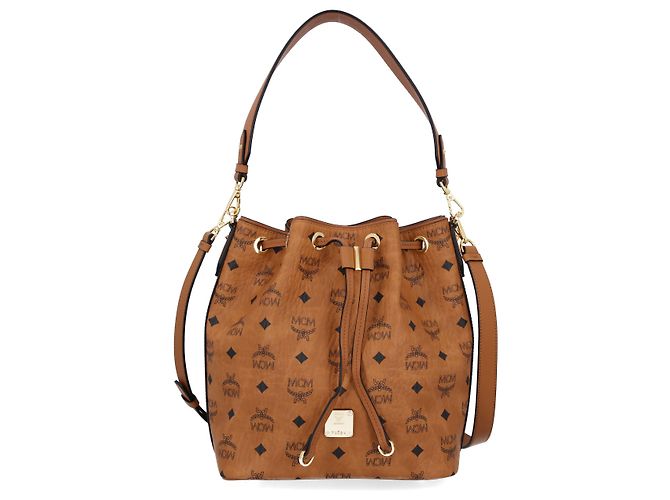 MCM Essential Drawstring Bag with LOGO