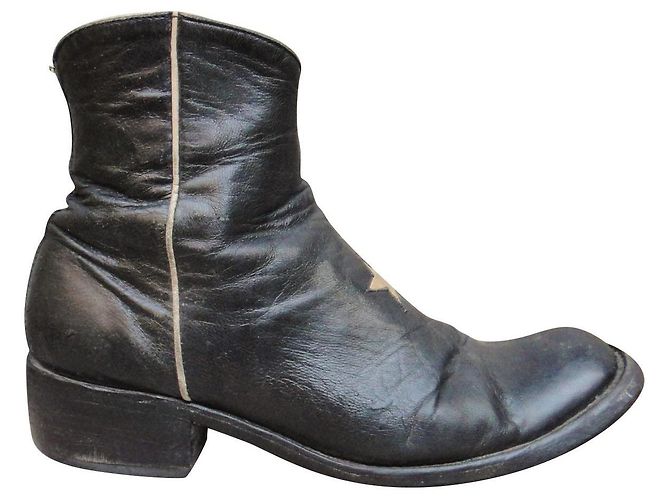 bottines Mexicana p 39, modèle Star Black / Bone