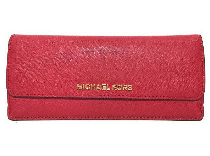 Michael Kors wallet Red Leather  - Joli Closet