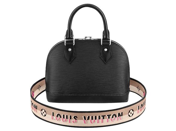 Louis Vuitton LV Alma BB negro epi con correa