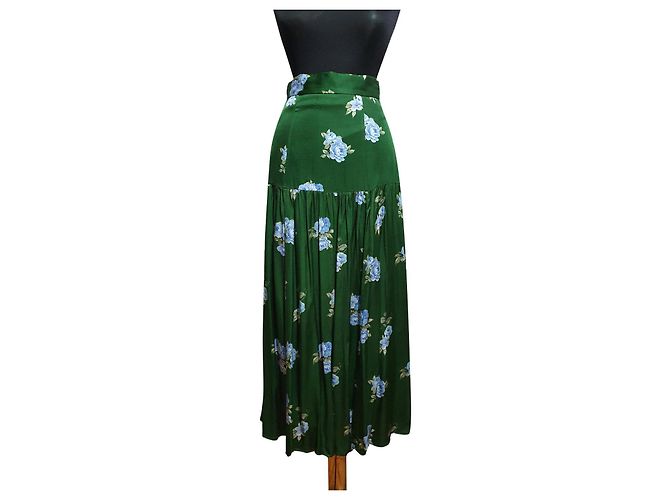 Autre Marque Gonna maxi floreale Ivy & Oak verde Multicolore