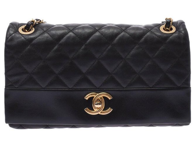 Chanel Classic Flap Black Leather  ref.332964