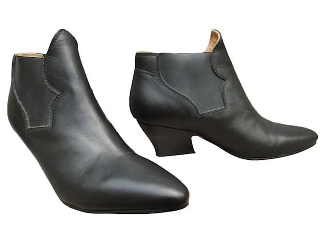 Acne boots model Alma p 38 New condition Black Leather  ref.333033