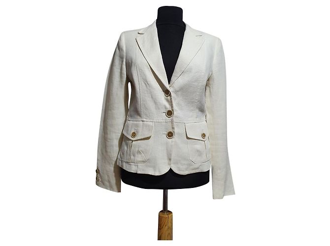 Weekend Max Mara Leinenblazer weiß