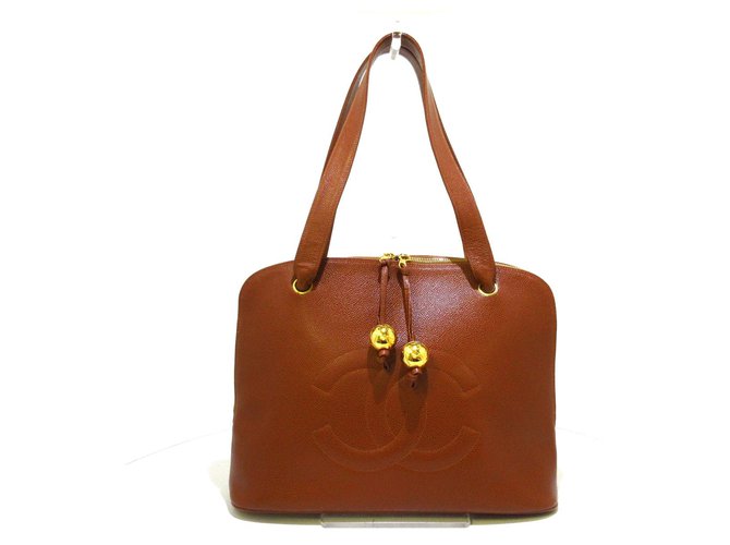 Chanel shoulder bag Brown Leather  ref.333148