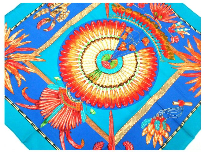 Sciarpa di Hermès Multicolore Seta  ref.333165