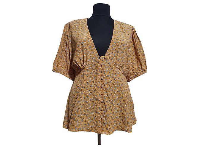 Samsoe & Samsoe Floral Viscose Blouse Top Multiple colors