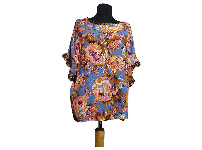 Autre Marque Blusa Rich & Royal Floreale Viscosa Lyocell L
