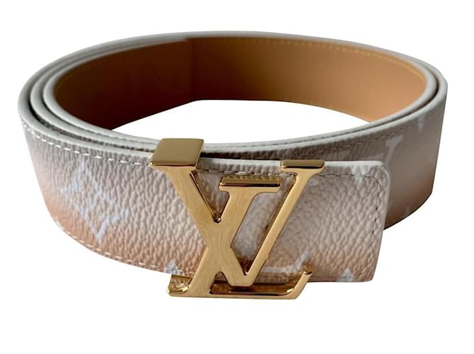 Louis Vuitton Belts Pink Leather  ref.333522