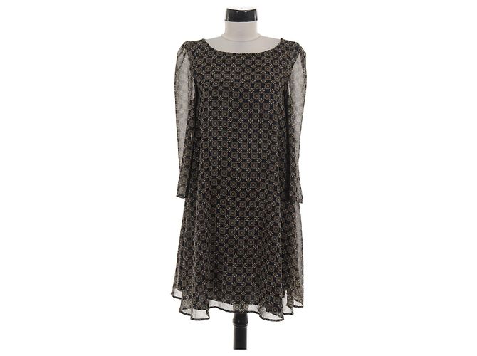 Vestido Claudie Pierlot Multicor Poliéster Tamanho 34