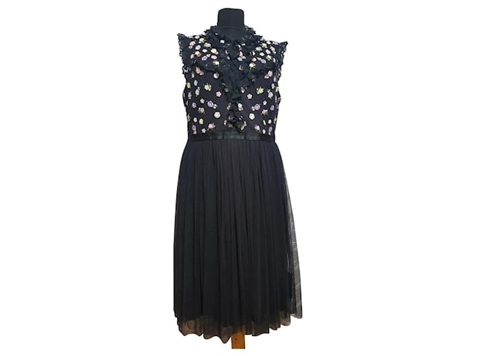 Needle & Thread Dresses Black Multiple colors Polyester  ref.333540