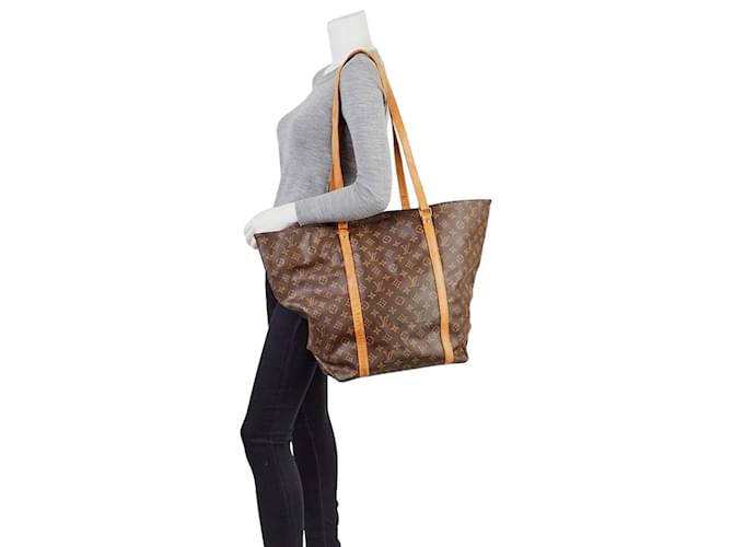 Louis Vuitton Monogram Sac Shopping GM Tote Bag 63LV713 Leather ref.333590  - Joli Closet
