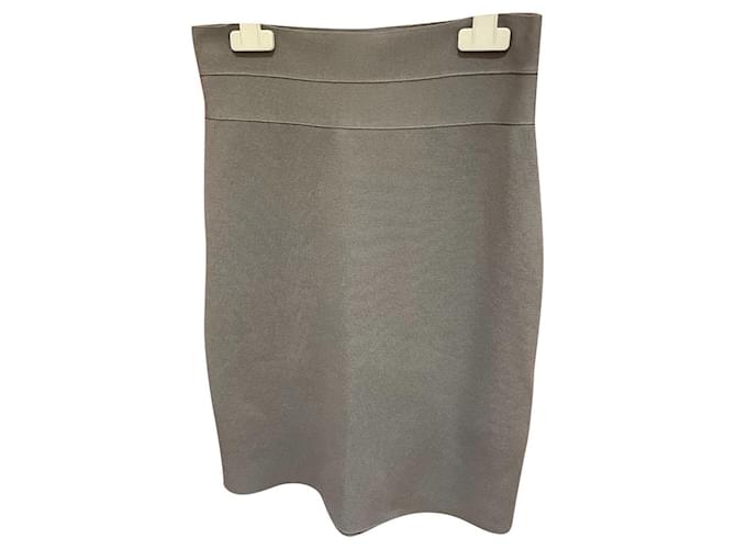 Autre Marque Skirts Grey Viscose Polyamide  ref.333598