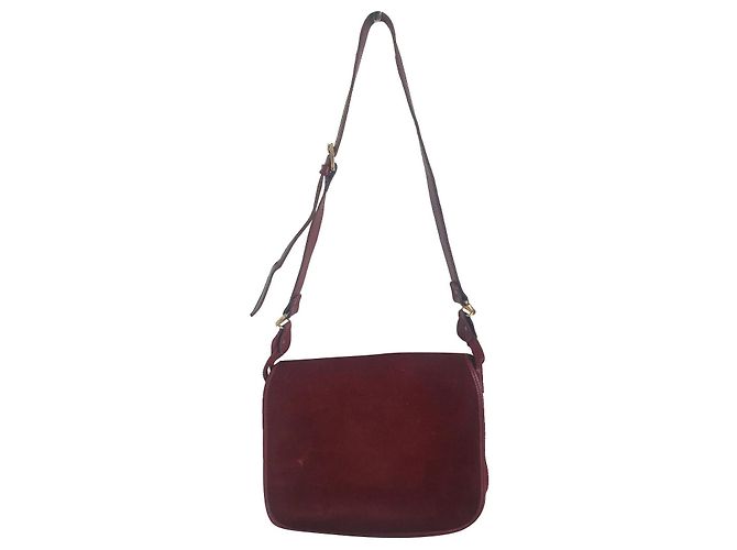 Borsa Cartier in pelle bordeaux Bordò