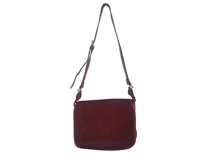 Cartier handbag Dark red Leather  ref.333677
