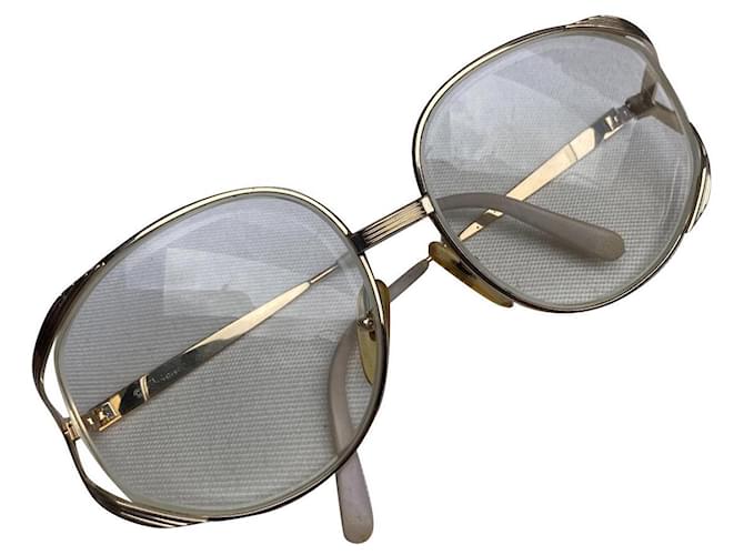 Sublime monture de lunette Dior Métal Bijouterie dorée  ref.333825