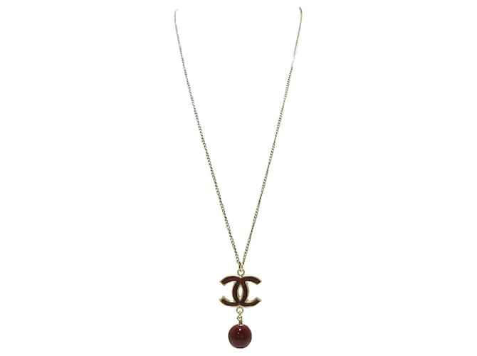 Chanel necklace Golden Metal  ref.333905