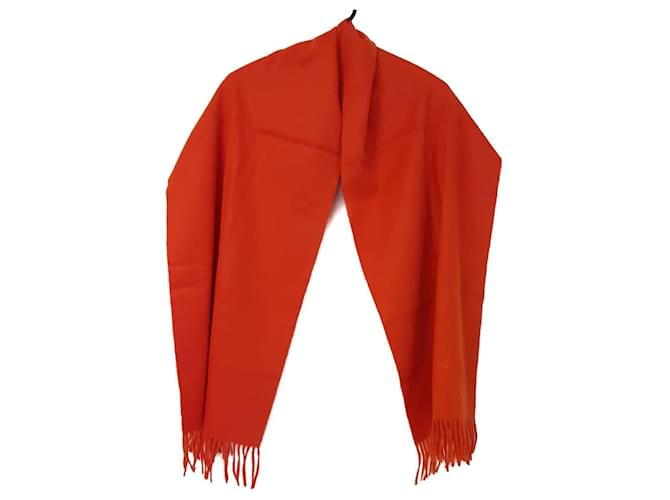 Dior Schal Orange Wolle  ref.333938