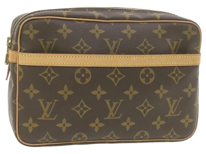 Louis Vuitton Monogram Compiegne 23 Clutch Bag M51847 LV Auth br325 Cloth  ref.333959