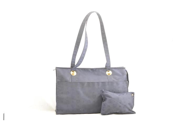 MCM Nylon Shoulder Bag Blue Auth rd308 Cloth  ref.334095
