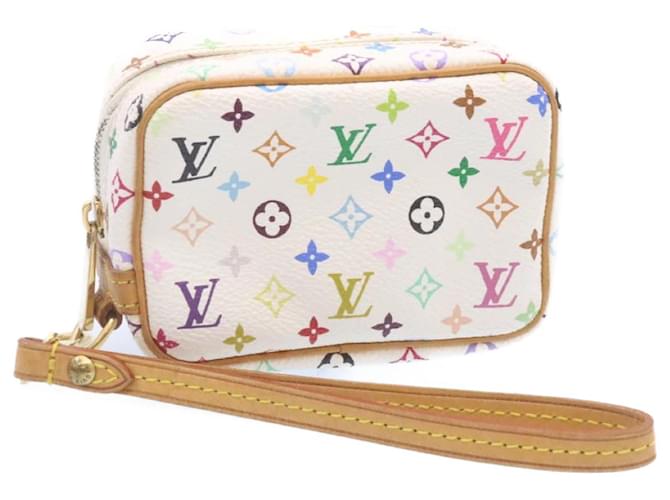 Bolsa bolsa trousse Wapity com monograma multicolor Lona VUITTON LOUIS VUITTON 23241 Branco  ref.334496
