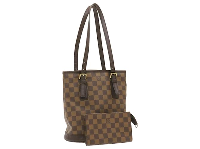 Louis Vuitton, Bags, Louis Vuitton Marais Pm Bucket With Pouch Damier  Ebene Shoulder Bag Purse Tote