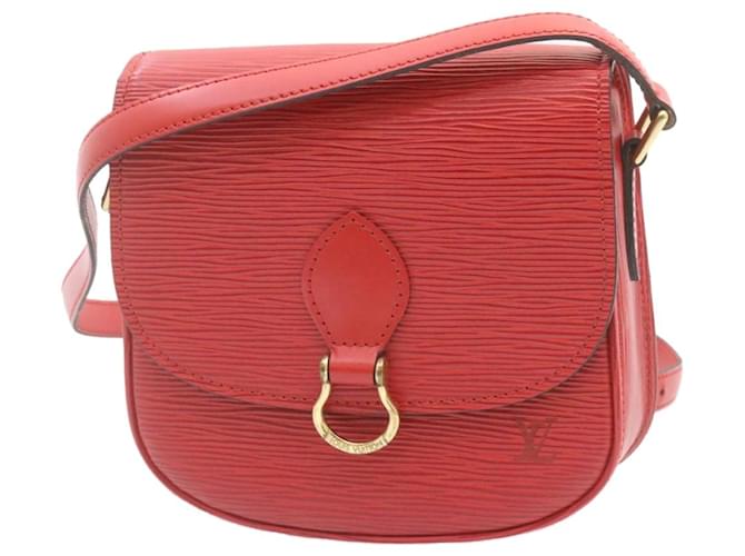 Louis Vuitton Red Epi Leather St. Cloud PM Crossbody Bag with epi