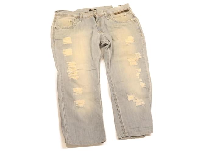 VERSACE Jeans Pantalon Bleu Denim Coton W36 l34 Auth ar4143  ref.334959