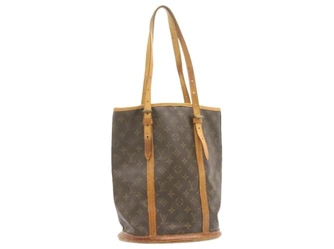 LOUIS VUITTON Monogram Bucket GM Sac à bandoulière M42236 Auth LV 22906 Toile  ref.335098