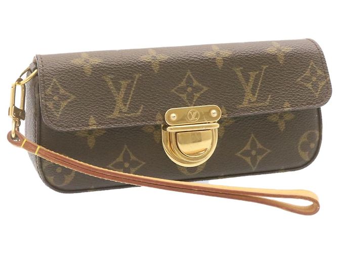 LOUIS VUITTON Pochette Manogram Lagoon M60008 Custodia per occhiali LV Auth 23361
