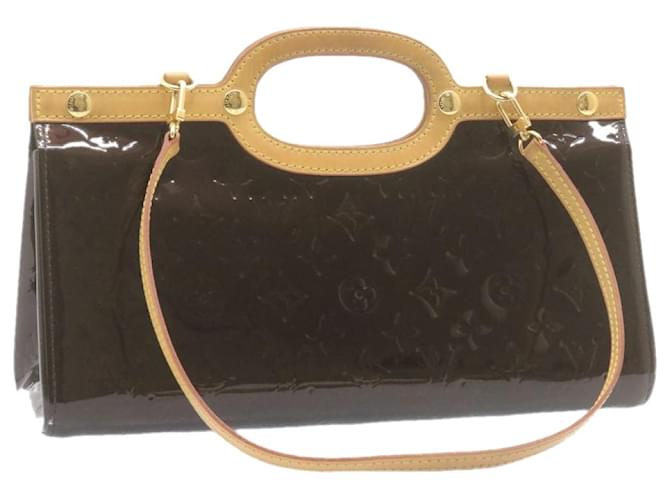 LOUIS VUITTON Monogram Vernis Roxbury Drive Hand Bag Amarante M91995 Auth  nh206 Patent leather ref.431968 - Joli Closet