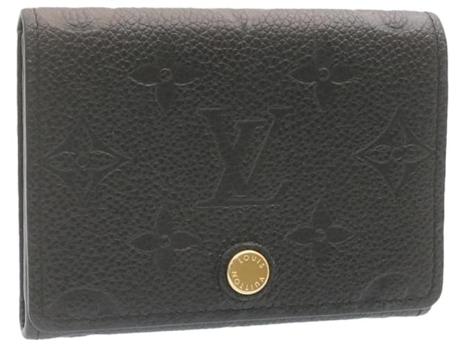 LOUIS VUITTON Monogram Empreinte Anvelope Card Case Black M58456 LV Auth  23054 Leather ref.335550 - Joli Closet