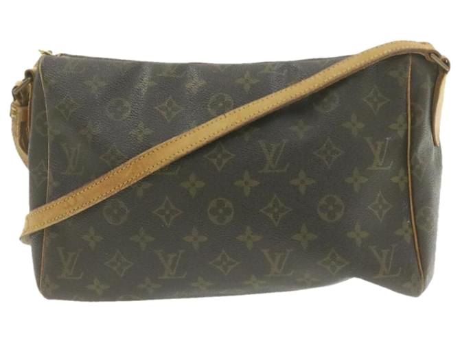 Louis Vuitton Tuileries Brown Canvas Shoulder Bag (Pre-Owned)