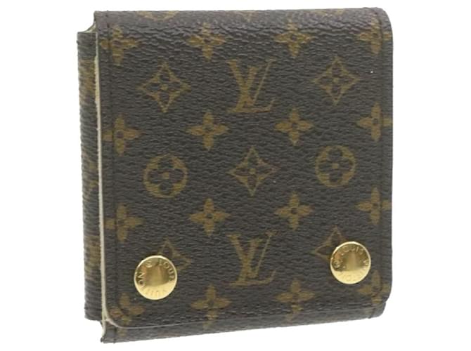 LOUIS VUITTON Portagioie con monogramma LV Auth 21680 Tela  ref.336355