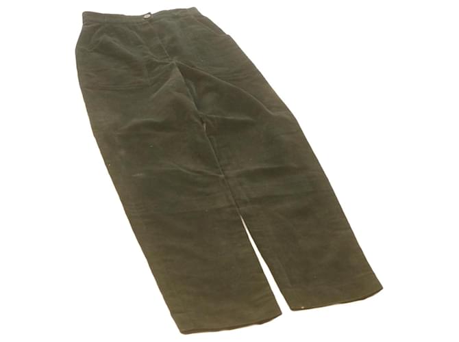 FENDI Corduroy Trousers Pants Black Auth ar3950 Velvet ref.336572