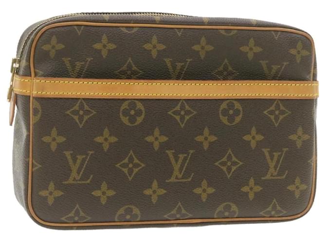 Louis Vuitton Monogram Compiegne 23 Clutch Bag M51847 LV Auth gt802 Cloth  ref.336656