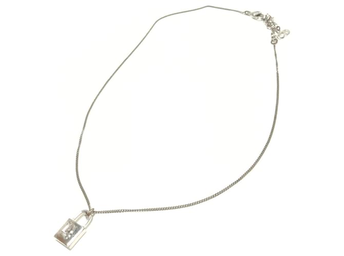 Dior necklace Silvery Metal  ref.336708