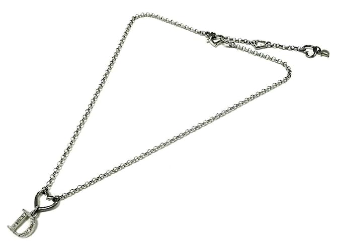 Dior-Halskette Silber Metall  ref.336709