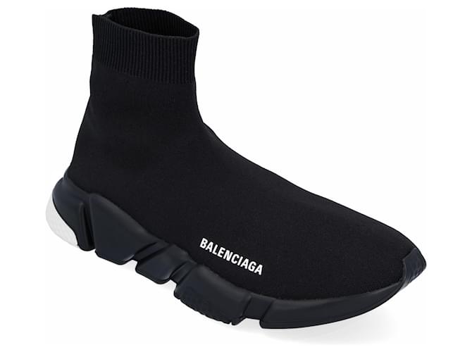 Balenciaga Baskets speed Polyester Noir  ref.336755