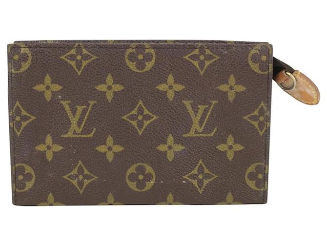 Louis Vuitton Neceser con monograma 15 Neceser Poche Toilette Cosmetic Bag Cuero  ref.336777