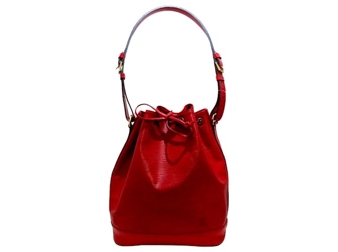 Louis Vuitton Red Epi Noe Leather ref.337091 - Joli Closet