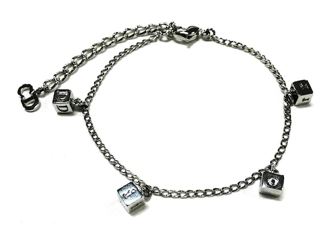 Dior bracelet Silvery Metal  ref.337200