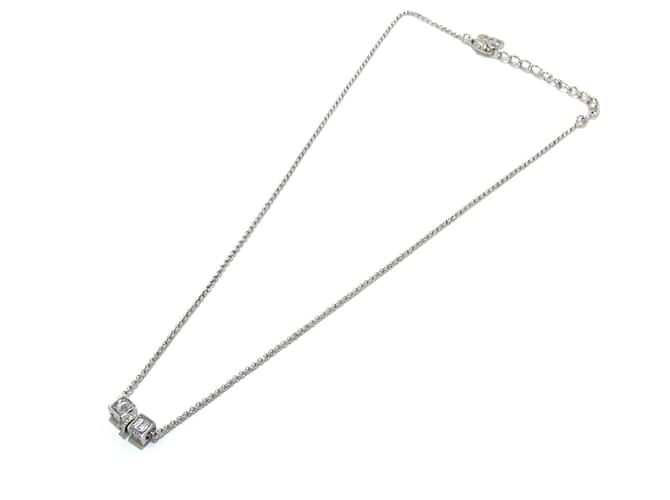 Dior necklace Silvery Metal  ref.337244