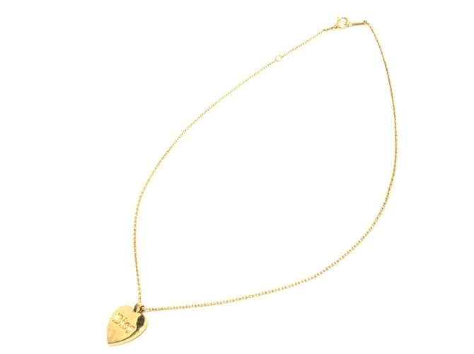 Dior-Halskette Golden Metall  ref.337375